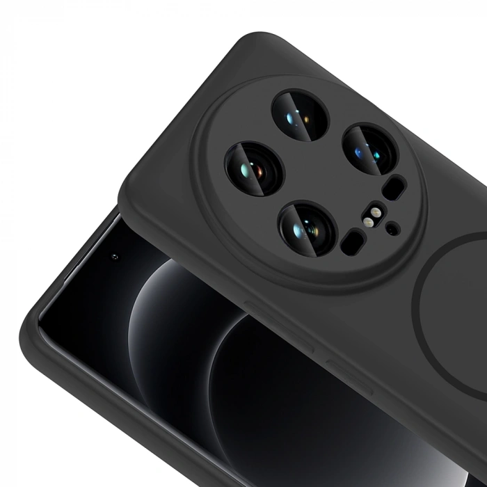 Xiaomi 14 Ultra Kılıf M-safe Şarj Özellikli Zore Meta Kapak