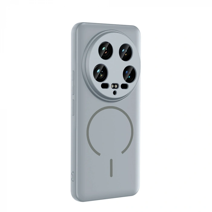 Xiaomi 14 Ultra Kılıf M-safe Şarj Özellikli Zore Meta Kapak