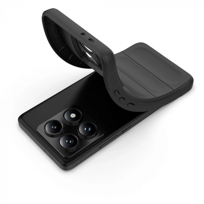 Xiaomi 14T Pro Kılıf Esnek TPU Oyuklu Arka Yüzey Tasarımlı Zore Etnik Silikon Kapak