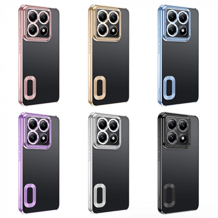 Xiaomi 14T Pro Kılıf Kamera Korumalı Logo Gösteren Zore Omega Kapak