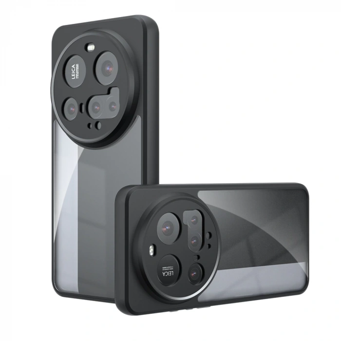 Xiaomi 15 Ultra Kılıf Kamera Korumalı Şeffaf Arka Yüzey Zore New Roll Kapak