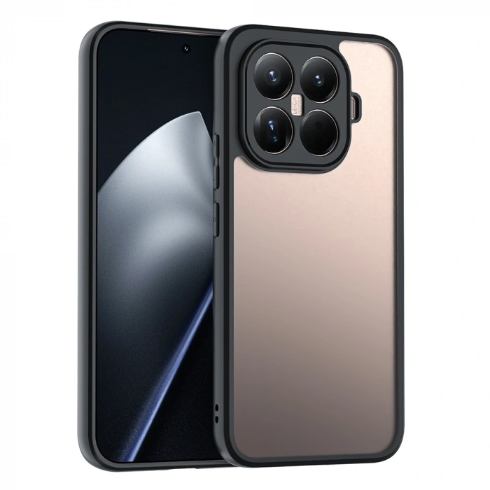 Xiaomi 15T Pro Kılıf Kamera Korumalı Şeffaf Arka Yüzey Zore New Roll Kapak