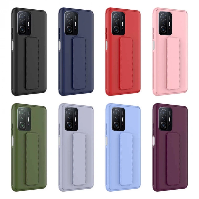 Xiaomi Mi 11T 5G Kılıf Zore Qstand Kapak