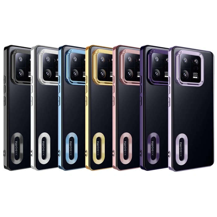 Xiaomi Mi 13 Pro Kılıf Kamera Korumalı Logo Gösteren Zore Omega Kapak