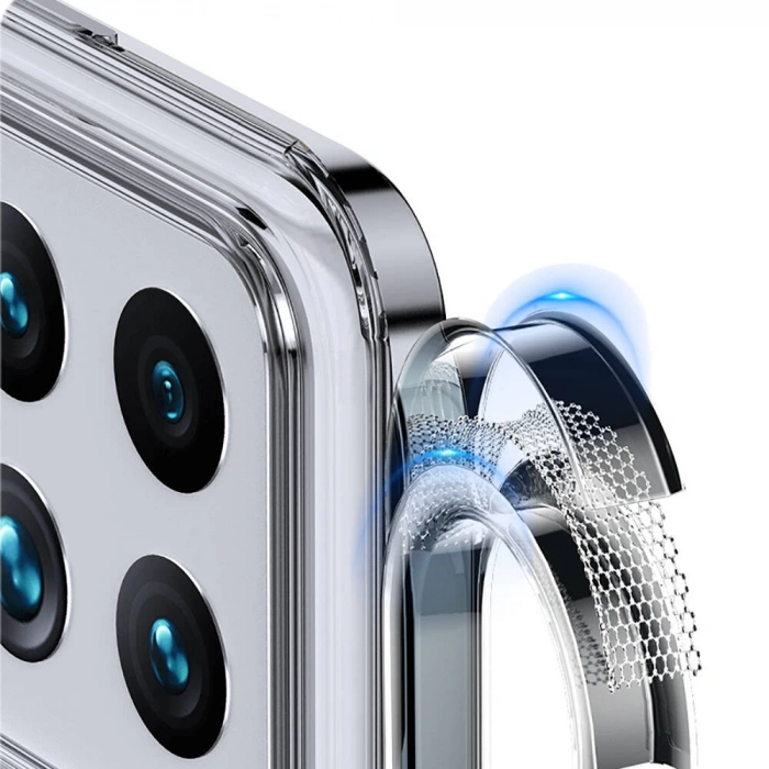 Xiaomi Mi 14 Kılıf Sert PC Arka Yüzey Wireless Şarj Özellikli Zore Flet M-safe Kapak