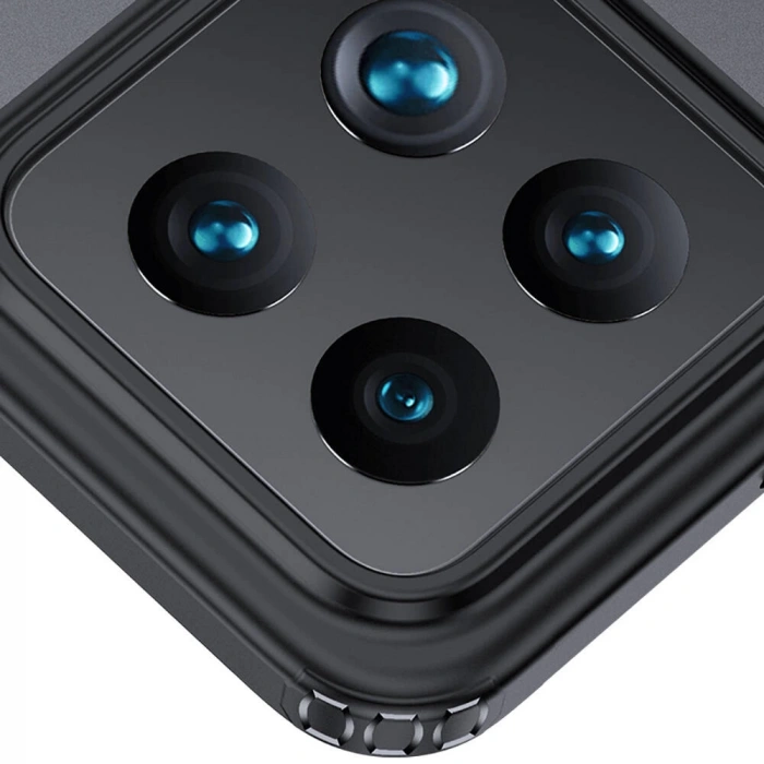 Xiaomi Mi 14 Kılıf Sert PC Arka Yüzey Wireless Şarj Özellikli Zore Flet M-safe Kapak