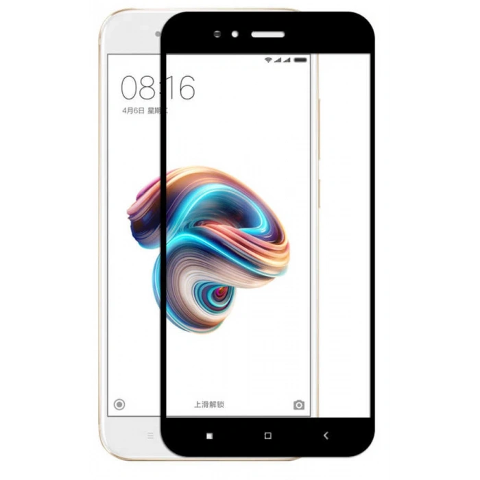 Xiaomi Mi 5x Zore Kenarları Kırılmaya Dayanıklı Cam Ekran Koruyucu
