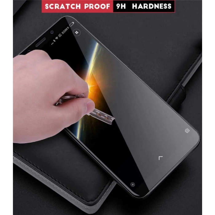 Xiaomi Mi 6X Zore Kenarları Kırılmaya Dayanıklı Cam Ekran Koruyucu