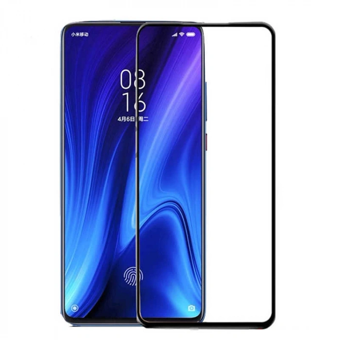 Xiaomi Mi 9T Zore Kenarları Kırılmaya Dayanıklı Cam Ekran Koruyucu