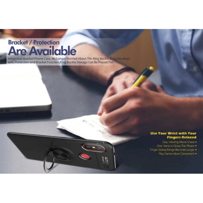 Xiaomi Mi A2 Lite Kılıf Zore Ravel Silikon Kapak