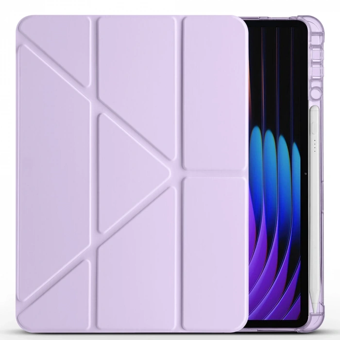 Xiaomi Pad 7 Kılıf Zore Tri Folding Kalem Bölmeli Standlı Kılıf