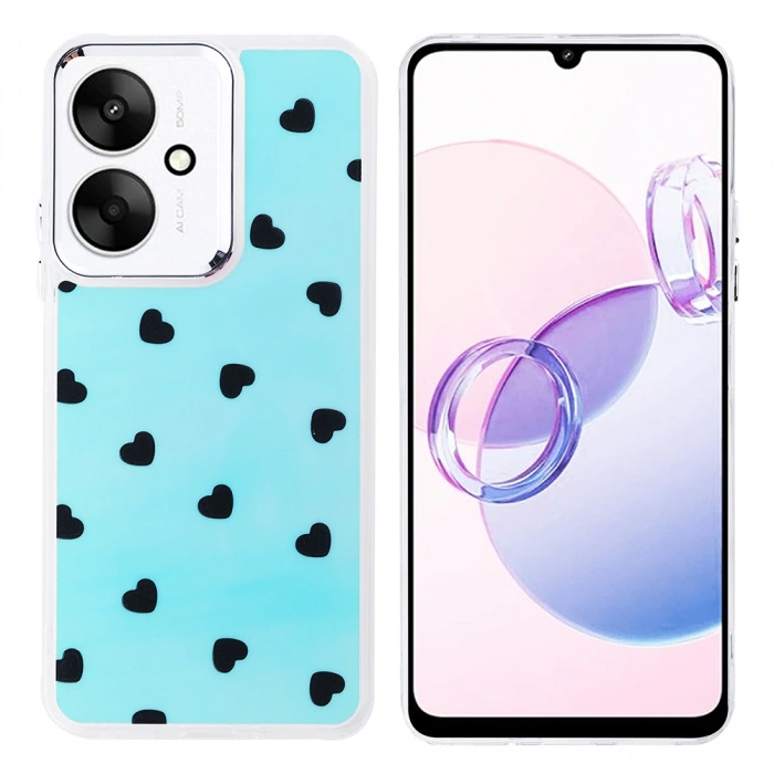 Xiaomi Poco C65 Kılıf Airbag Tasarımlı Zore Hadra Kapak