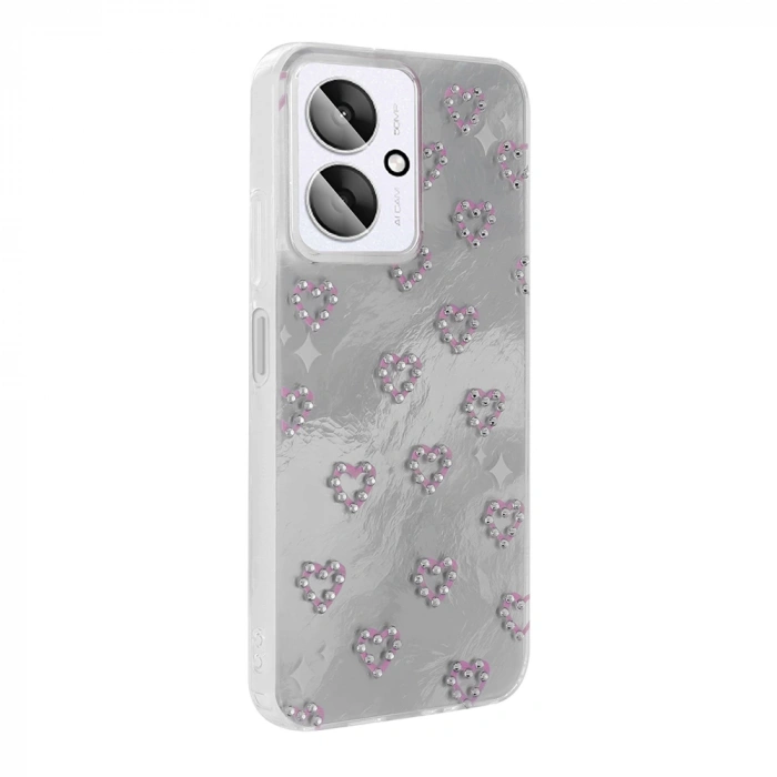 Xiaomi Poco C65 Kılıf Kamera Korumalı Figürlü Zore Ponti Silikon Kapak