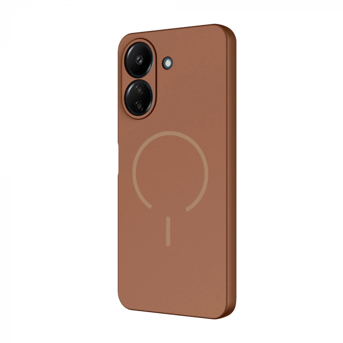 Xiaomi Redmi 13C Kılıf M-safe Şarj Özellikli Zore Meta Kapak