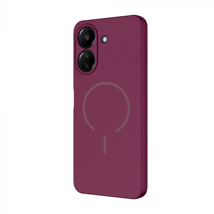 Xiaomi Redmi 13C Kılıf M-safe Şarj Özellikli Zore Meta Kapak