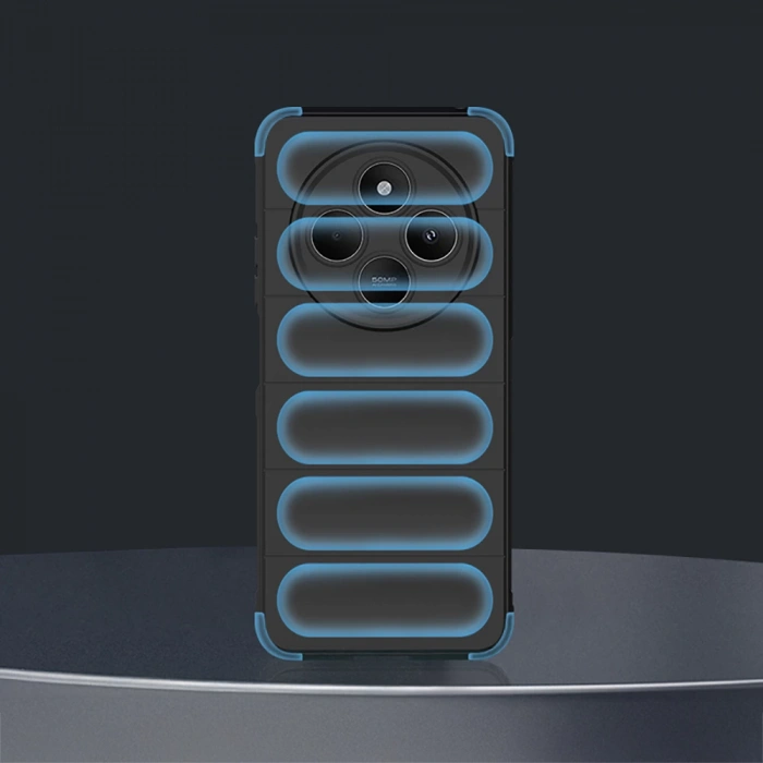 Xiaomi Redmi 14C 4G Kılıf Esnek TPU Oyuklu Arka Yüzey Tasarımlı Zore Etnik Silikon Kapak