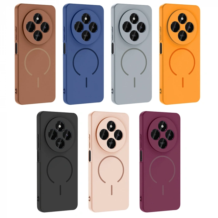 Xiaomi Redmi 14C Kılıf M-safe Şarj Özellikli Zore Meta Kapak