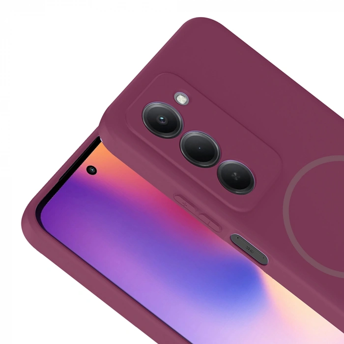 Xiaomi Redmi 15 Kılıf M-safe Şarj Özellikli Zore Meta Kapak