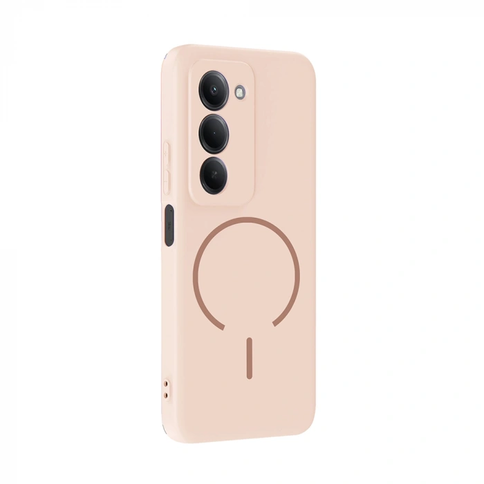 Xiaomi Redmi 15 Kılıf M-safe Şarj Özellikli Zore Meta Kapak