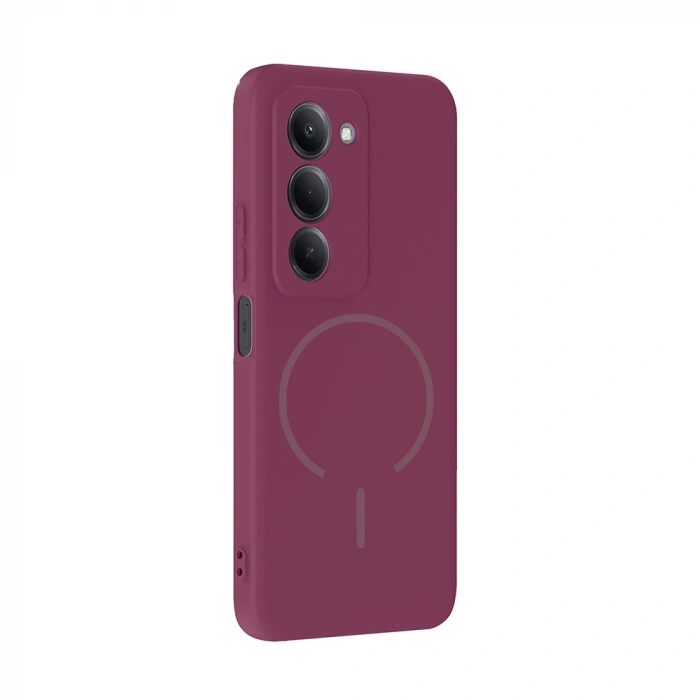 Xiaomi Redmi 15 Kılıf M-safe Şarj Özellikli Zore Meta Kapak