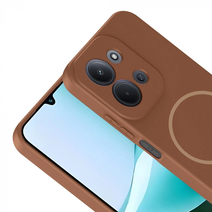 Xiaomi Redmi 15C Kılıf M-safe Şarj Özellikli Zore Meta Kapak