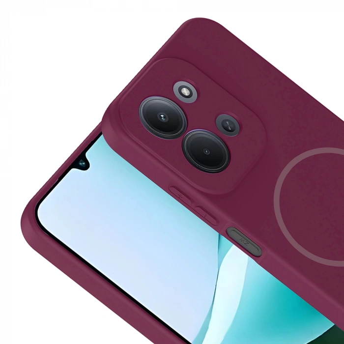 Xiaomi Redmi 15C Kılıf M-safe Şarj Özellikli Zore Meta Kapak