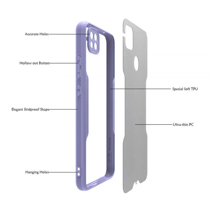 Xiaomi Redmi 9C Kılıf Zore Parfe Kapak