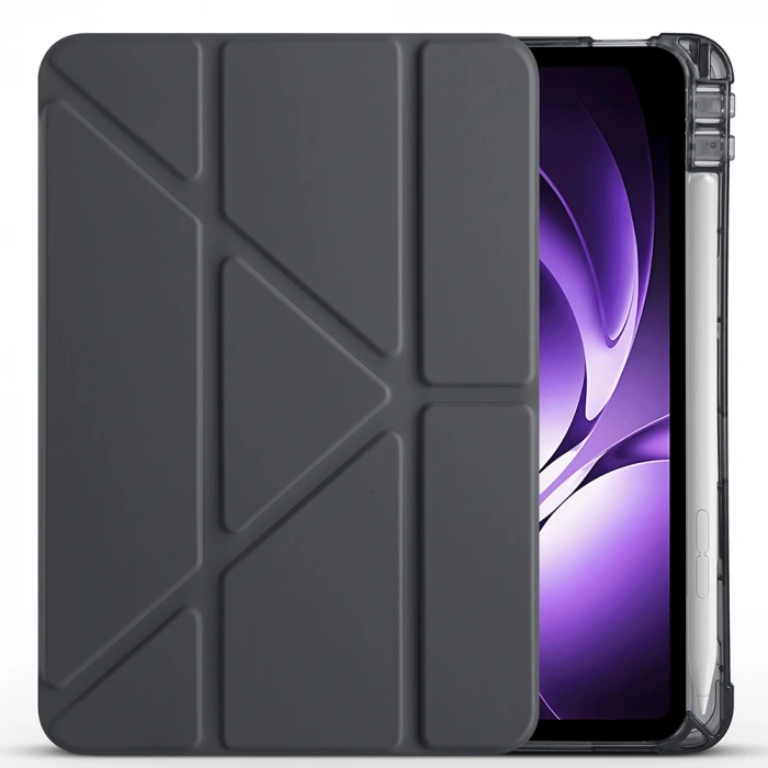 Xiaomi Redmi K Pad Kılıf Zore Tri Folding Kalem Bölmeli Standlı Kılıf