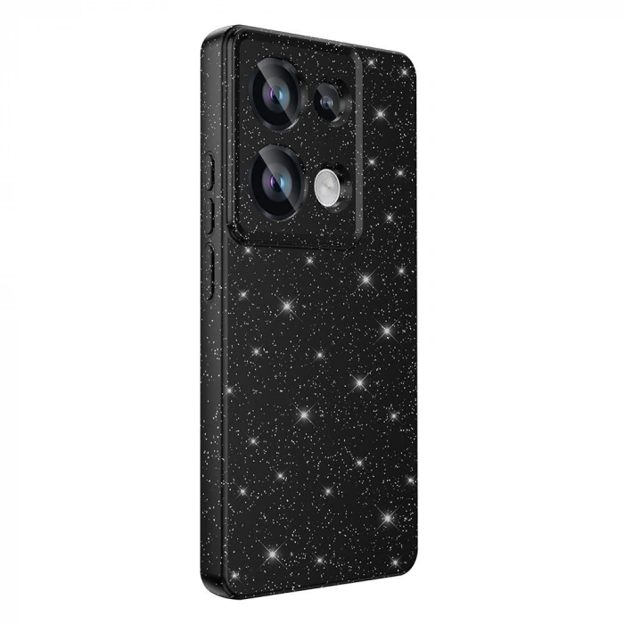 Xiaomi Redmi Note 13 Pro 4G Kılıf Kamera Korumalı Simli Lüks Zore Koton Kapak