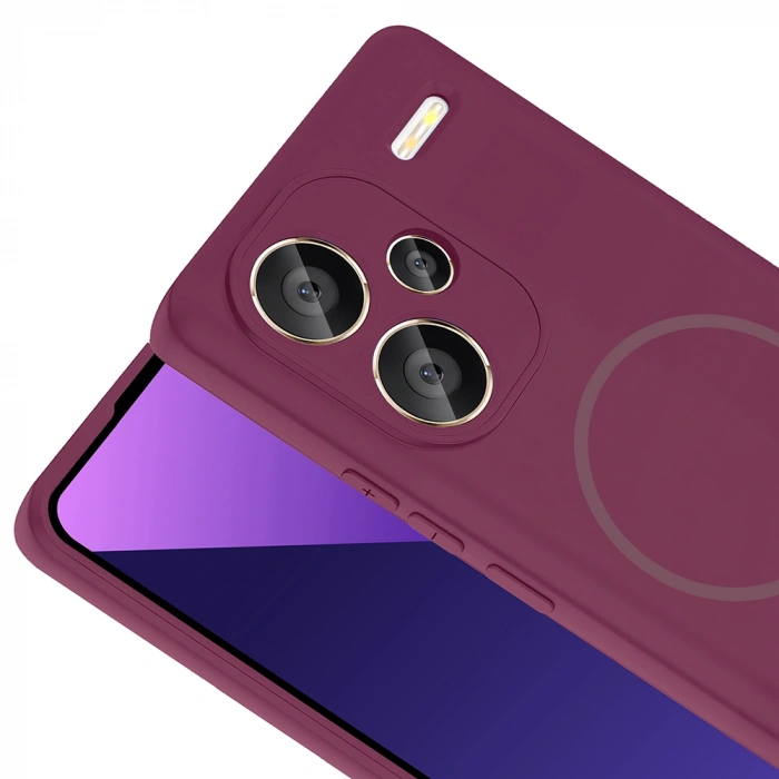 Xiaomi Redmi Note 13 Pro Plus 5G Kılıf M-safe Şarj Özellikli Zore Meta Kapak