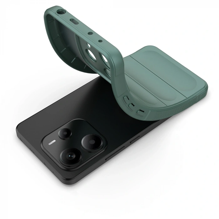 Xiaomi Redmi Note 14 4G Kılıf Esnek TPU Oyuklu Arka Yüzey Tasarımlı Zore Etnik Silikon Kapak