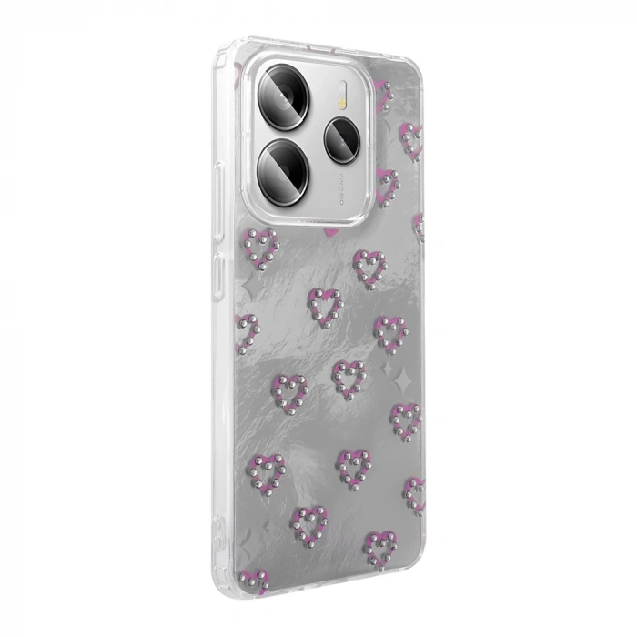 Xiaomi Redmi Note 14 4G Kılıf Kamera Korumalı Figürlü Zore Ponti Silikon Kapak