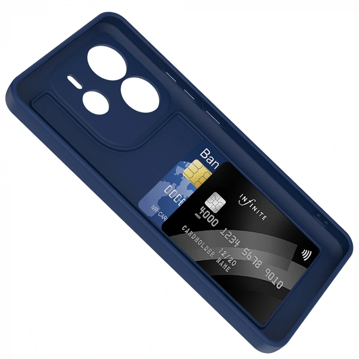 Xiaomi Redmi Note 14 4G Kılıf Kamera Korumalı Kartlık Hazneli Zore Vitra Kapak