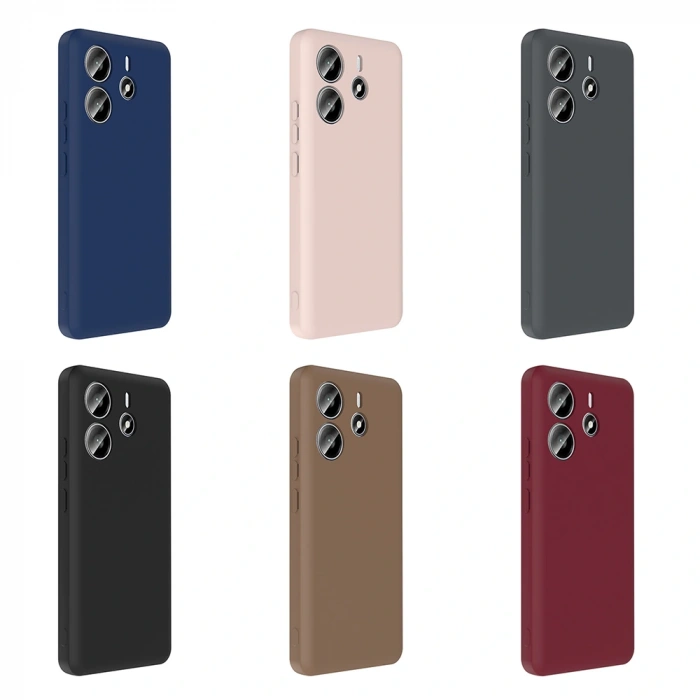 Xiaomi Redmi Note 14 4G Kılıf Kamera Korumalı Kartlık Hazneli Zore Vitra Kapak