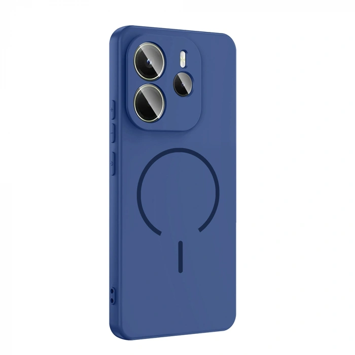 Xiaomi Redmi Note 14 4G Kılıf M-safe Şarj Özellikli Zore Meta Kapak