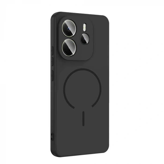 Xiaomi Redmi Note 14 4G Kılıf M-safe Şarj Özellikli Zore Meta Kapak