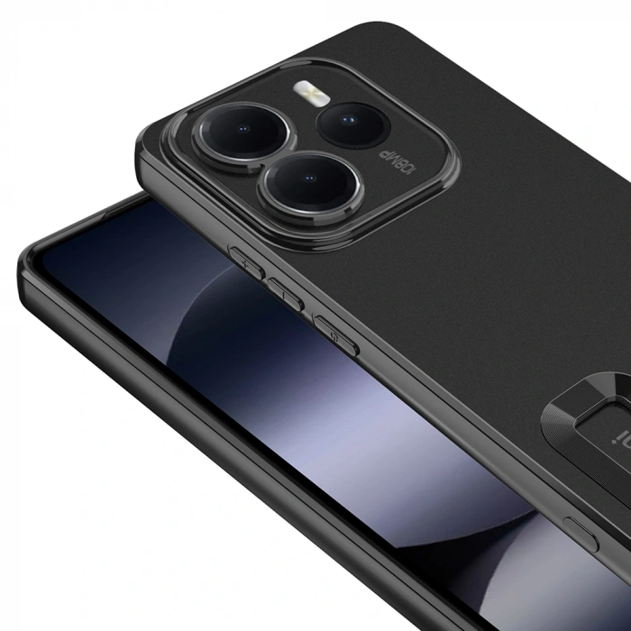 Xiaomi Redmi Note 14 5G Kılıf Kamera Korumalı Logo Gösteren Zore Omega Kapak