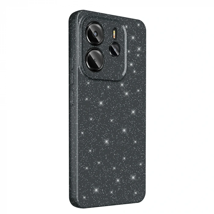 Xiaomi Redmi Note 14 Kılıf Kamera Korumalı Simli Lüks Zore Koton Kapak