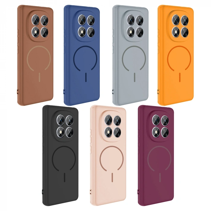 Xiaomi Redmi Note 14 Pro 4G Kılıf M-safe Şarj Özellikli Zore Meta Kapak