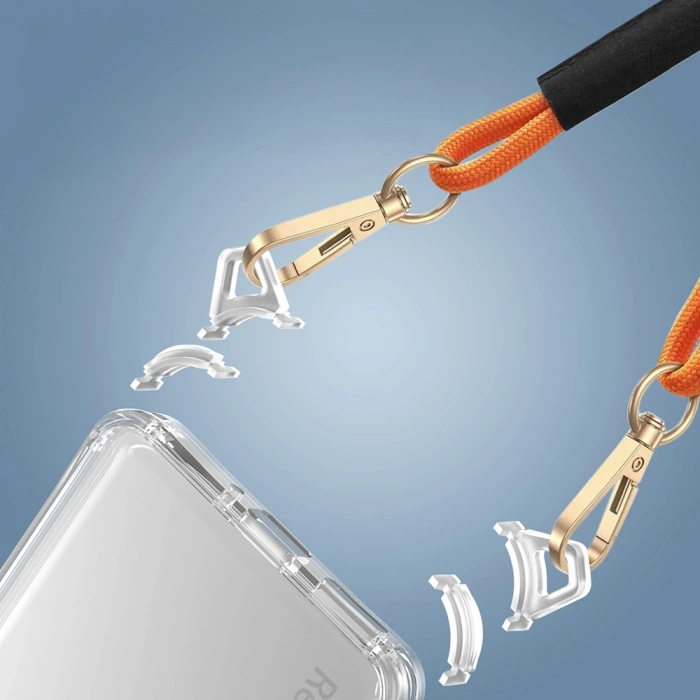 Xiaomi Redmi Note 14 Pro 5G Kılıf Airbagli Takılabilir Askı Aparatlı Zore Snap Silikon Kapak