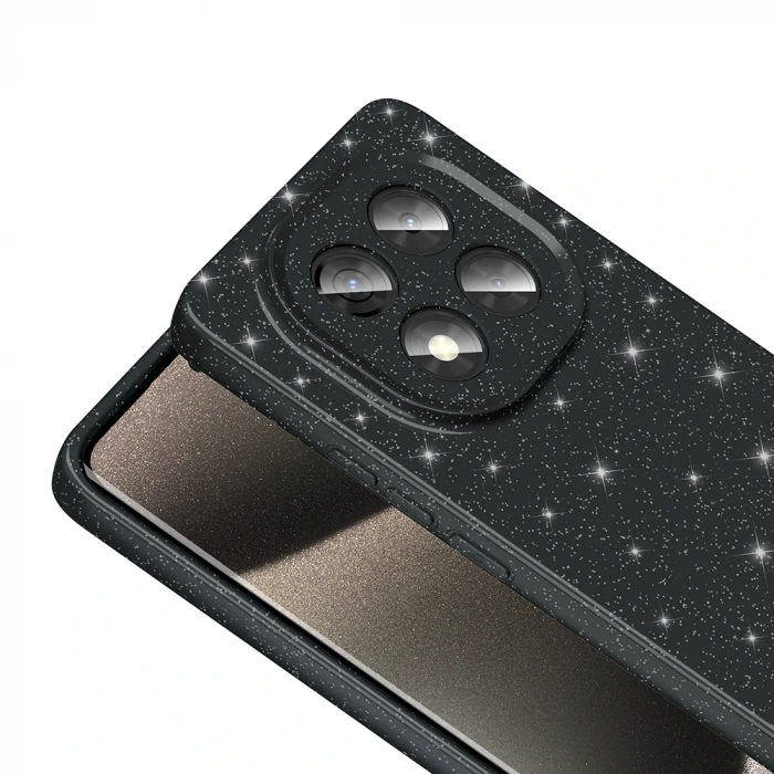 Xiaomi Redmi Note 14 Pro Plus Kılıf Kamera Korumalı Simli Lüks Zore Koton Kapak