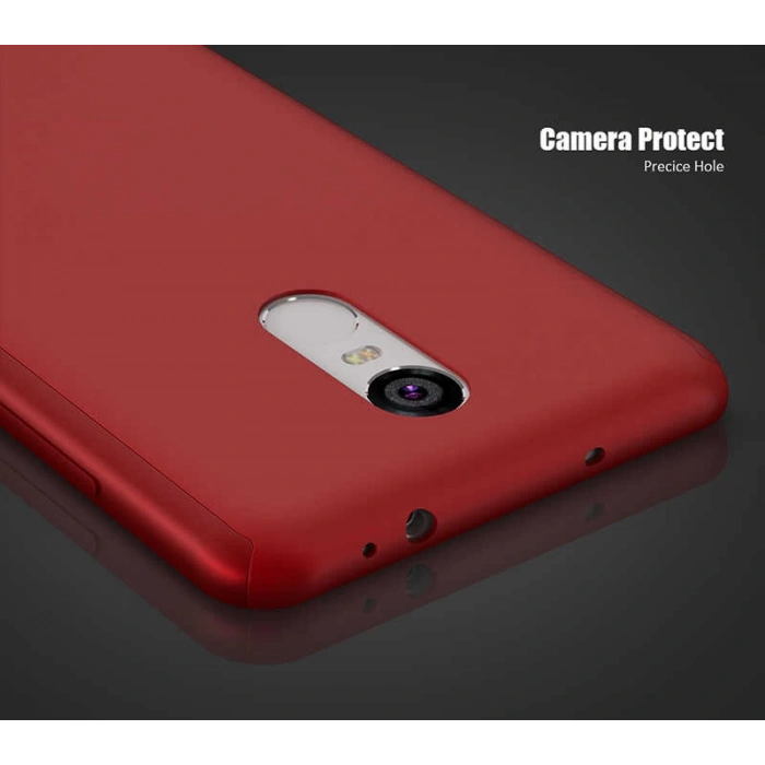 Xiaomi Redmi Note 4X Kılıf Zore 360 3 Parçalı Rubber Kapak