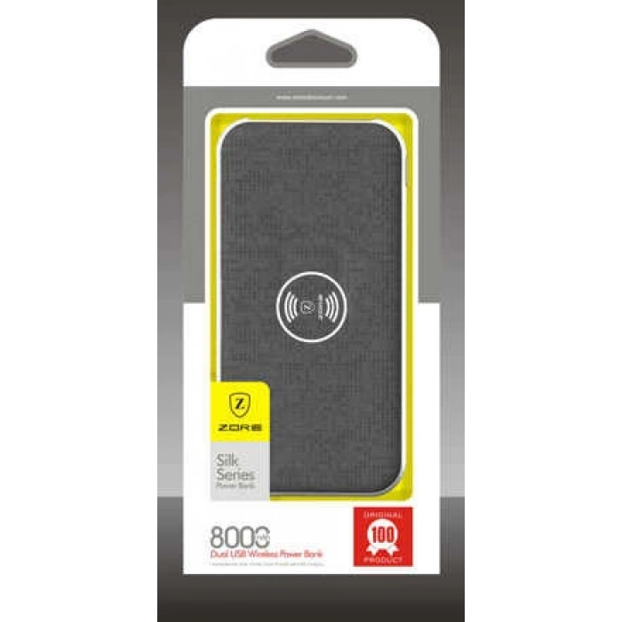 Zore 8000 Mah Powerbank Wireless Şarj
