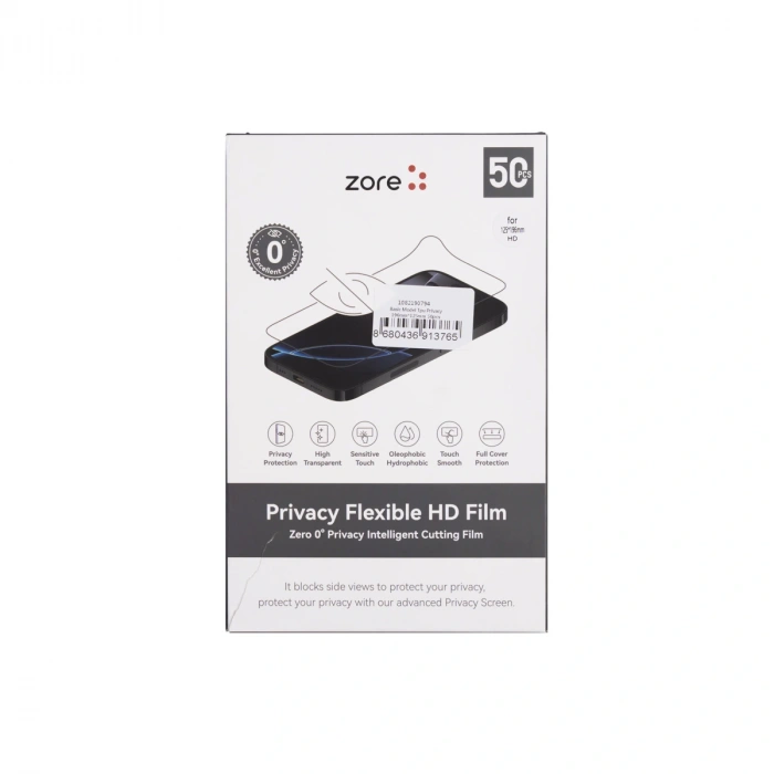 Zore Basic Model TPU Privacy Hayalet Ekran Koruyucu 196mm x 125mm 50 Adet