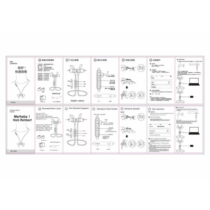 Zore BT-ZR1 Bluetooth Kulaklık
