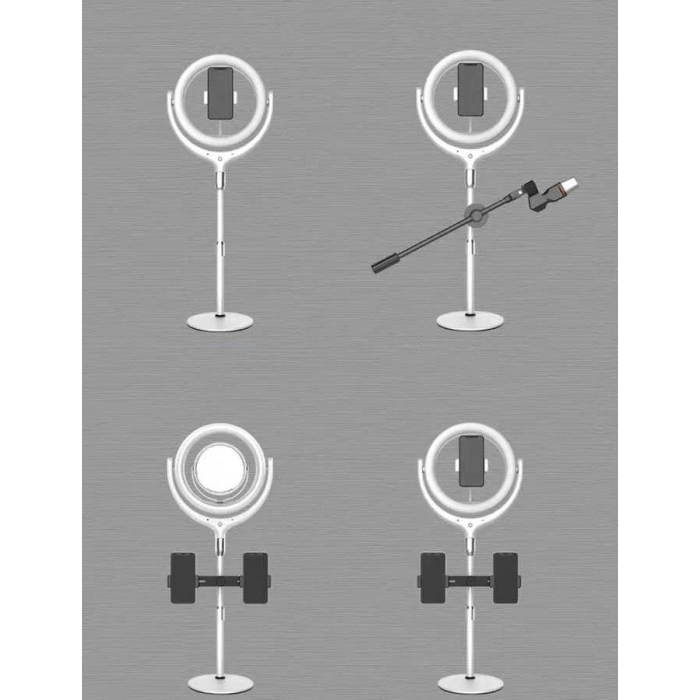 Zore F-537 30 Cm Işıklı Telefon Tutucu Ring Light