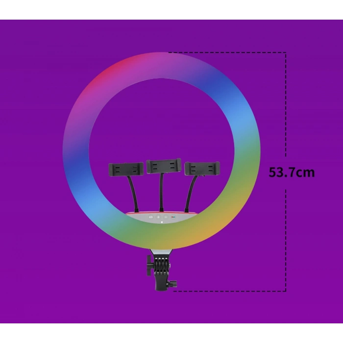 Zore LJJ18 RGB Light 45cm Işıklı Telefon Tutucu Ring Light