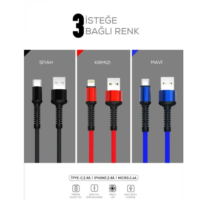 Zore LS63 Micro Usb Kablo