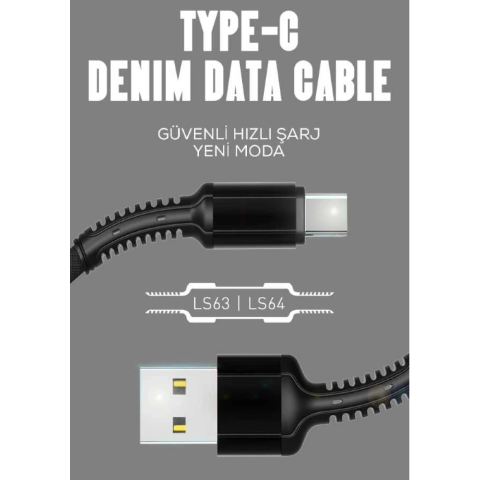 Zore LS63 Type-C Usb Kablo
