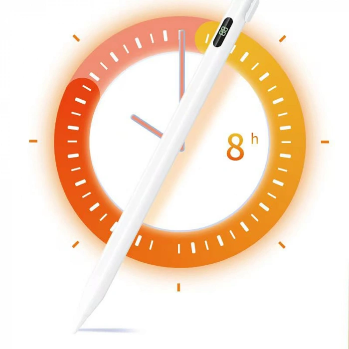 Zore Pencil 18 Stylus Universal Dijital Led Göstergeli Dokunmatik Tablet Kalemi